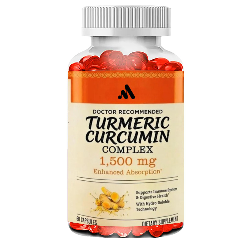 Turmeric Curcumin Capsule - Curcuma et Curcumine 1500mg pour le
