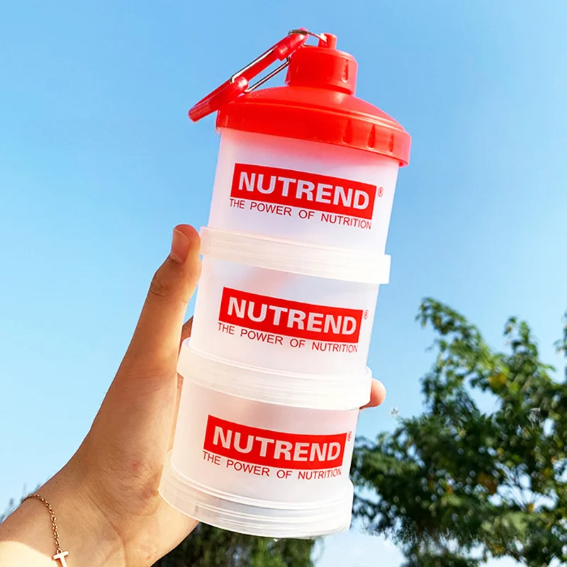 Nutrition And Fitness - Boîte de poudre de protéines Portable,