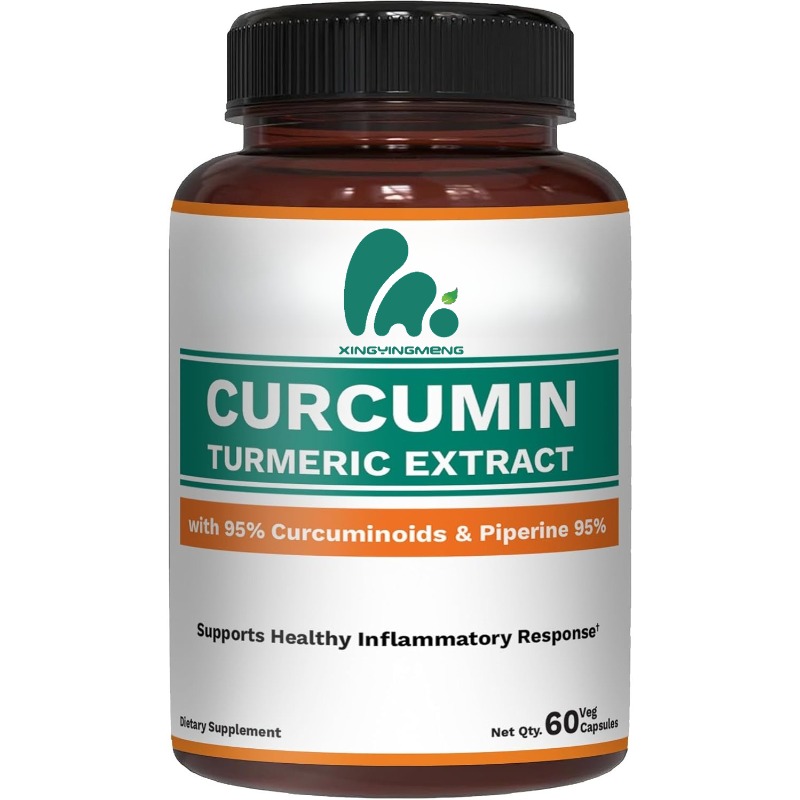 Turmeric Curcumin Capsule - Supplément nutrition pour curcumine et curcuma,