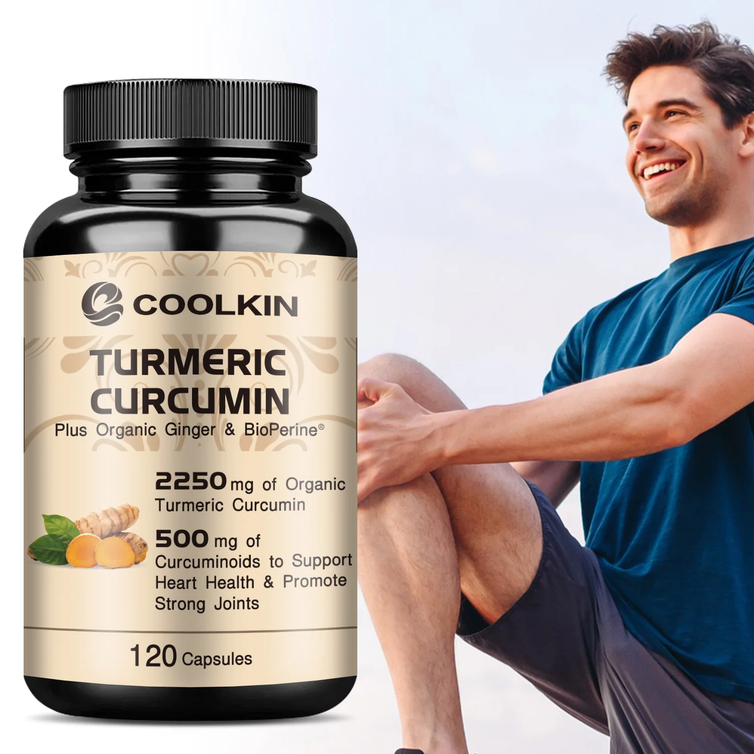 Turmeric Curcumin Capsule - Curcumine au curcuma - avec 95%
