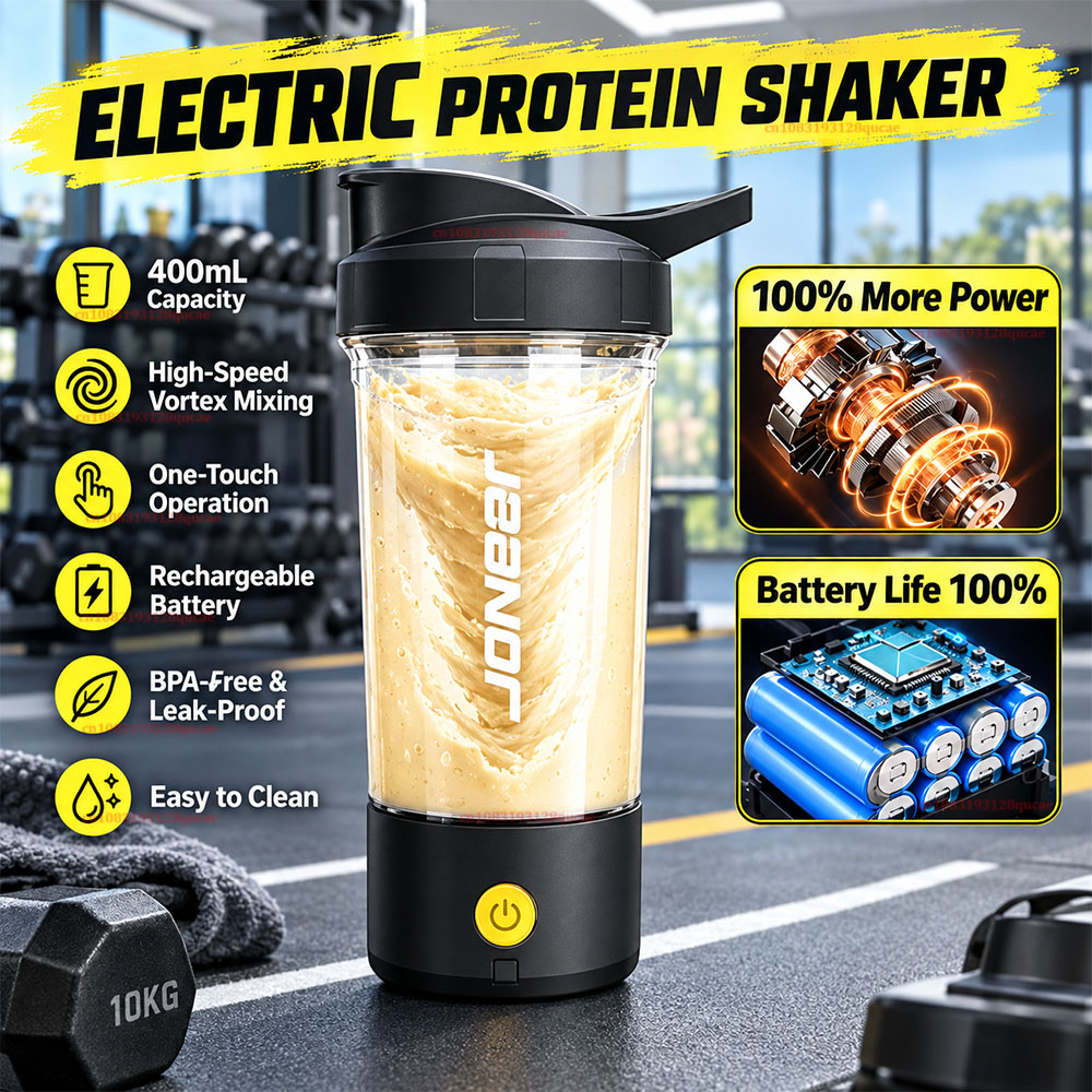 Nutrition And Fitness - Nouveau shaker électrique pour protéines 2026,