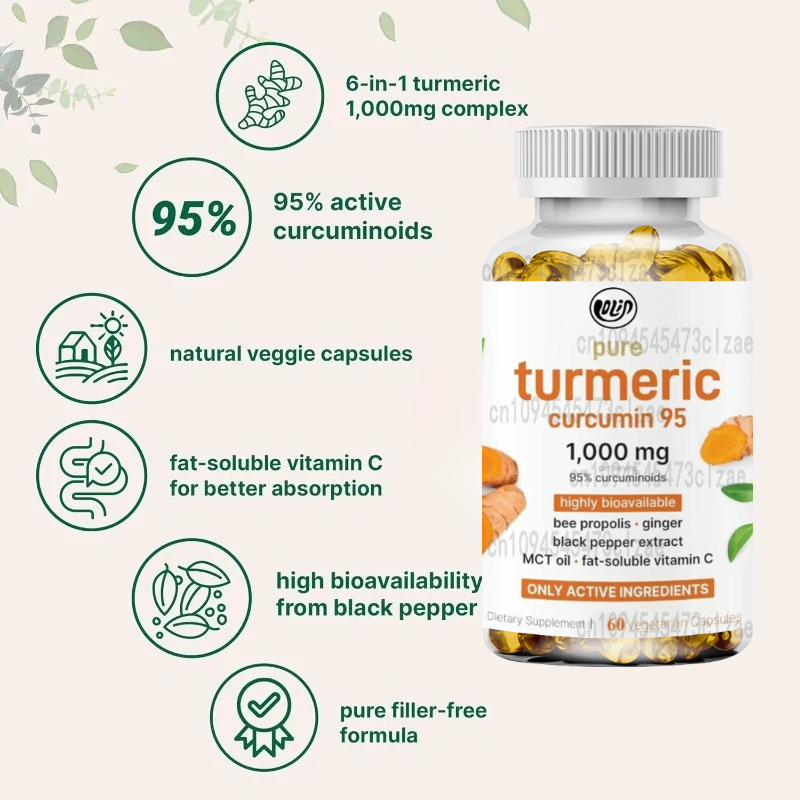 Complément de curcumine au cur - Turmeric Curcumin Capsule avis et prix
