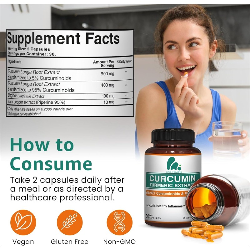 Supplément nutrition pour curc - Turmeric Curcumin Capsule avis et prix