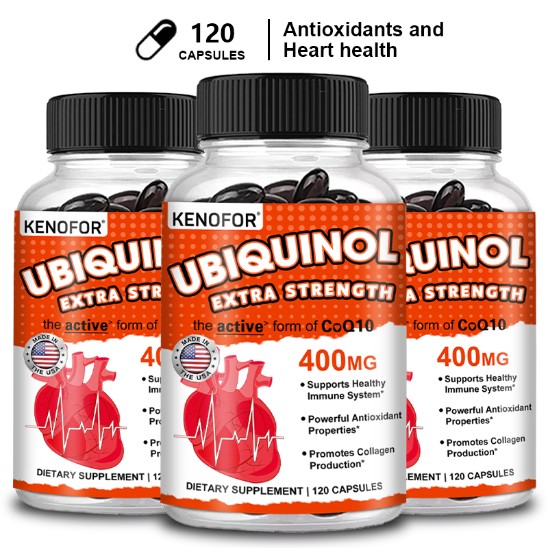 KENOFOR Ubiquinol CoQ10 400 mg - Coq10 Ubiquinol Softgel avis et prix