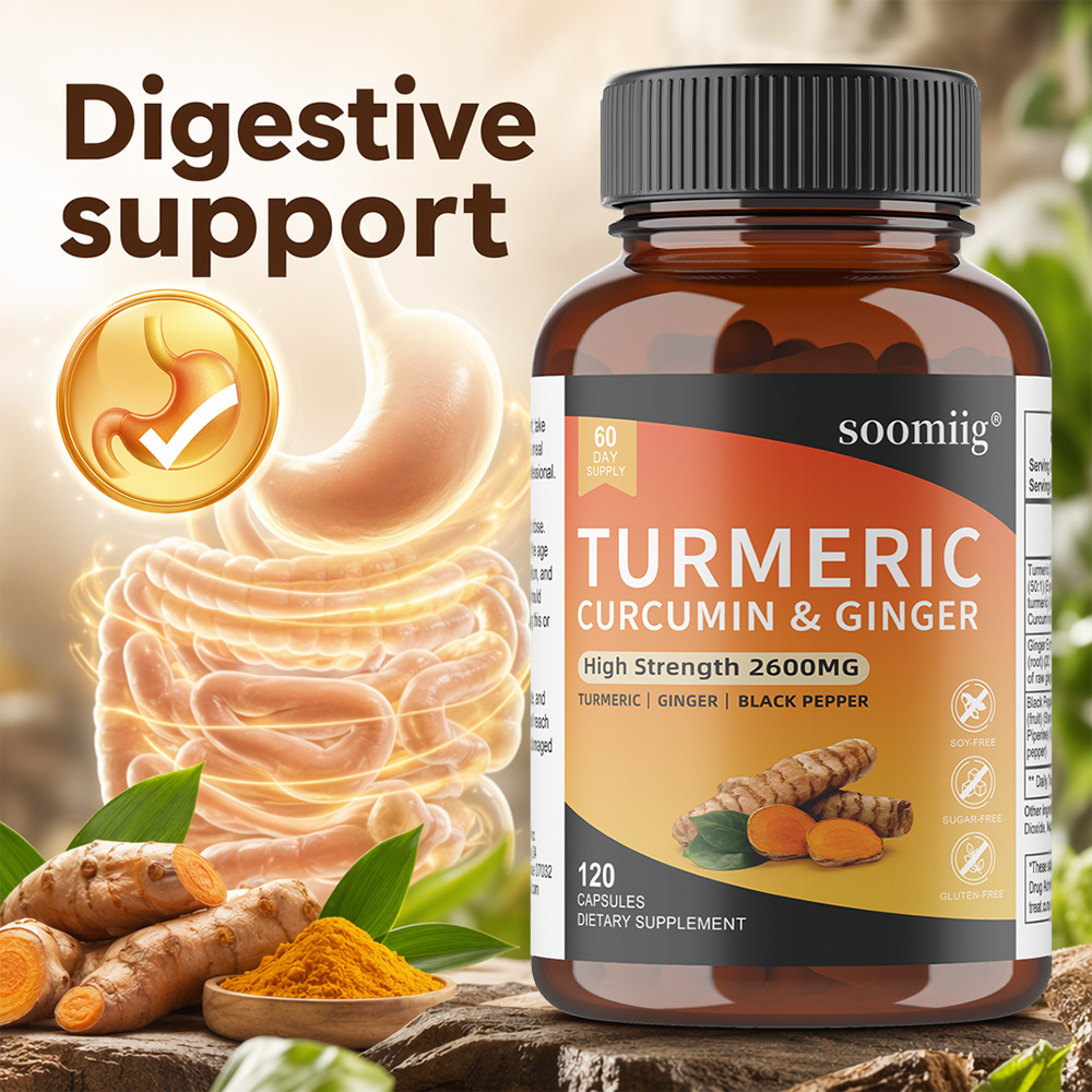 Capsules de Curcuma, Gingembre - Turmeric Curcumin Capsule avis et prix