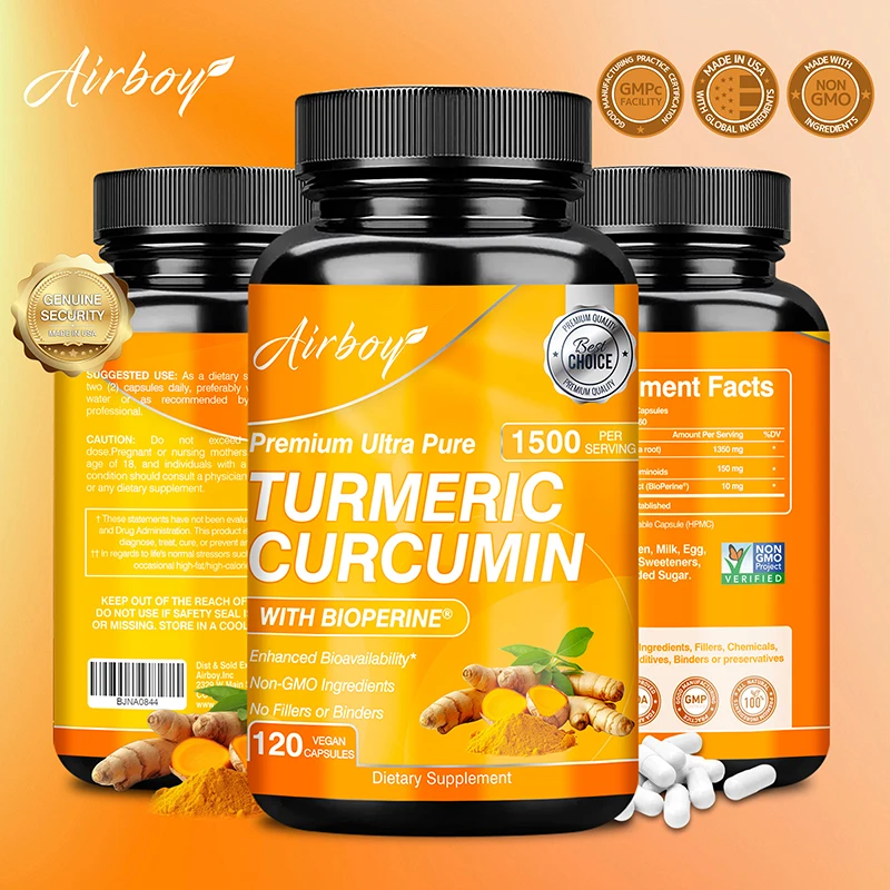 Capsules de curcumine au curcu - Turmeric Curcumin Capsule avis et prix
