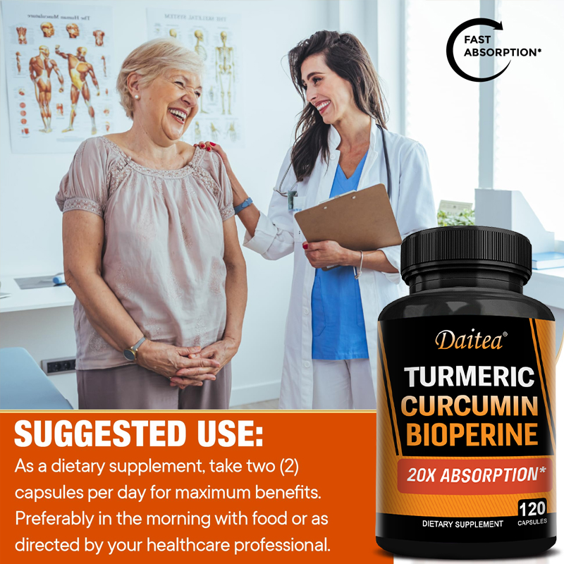 Capsules de Curcuma Curcumine  - Turmeric Curcumin Capsule avis et prix