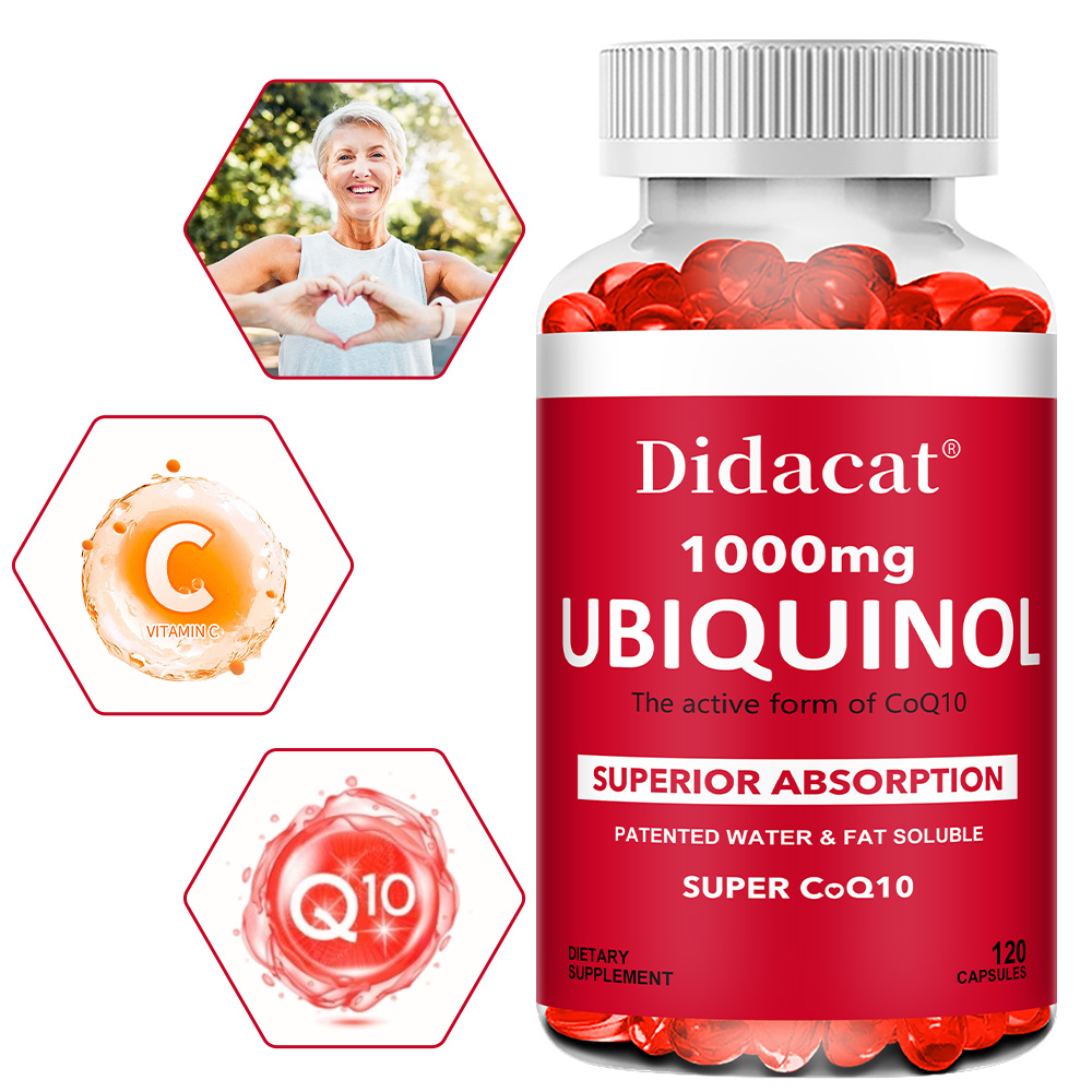 Ubiquinol CoQ10 1000mg Gélules - Coq10 Ubiquinol Softgel avis et prix
