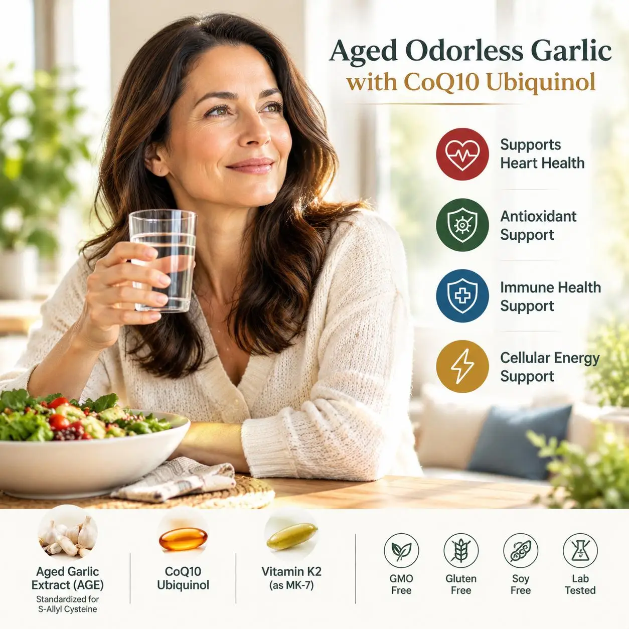 Gélules de ail vieilli sans od - Coq10 Ubiquinol Softgel avis et prix