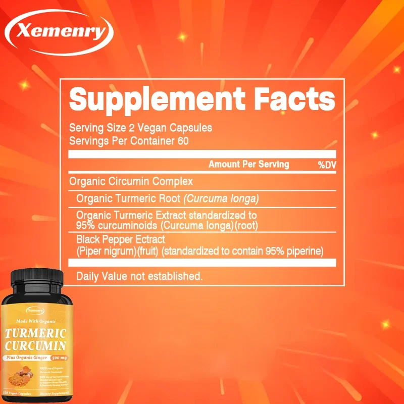 Curcumine au curcuma au poivre - Turmeric Curcumin Capsule avis et prix