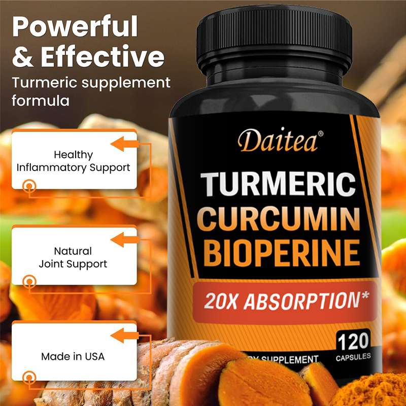 Curcumine au curcuma au gingem - Turmeric Curcumin Capsule avis et prix