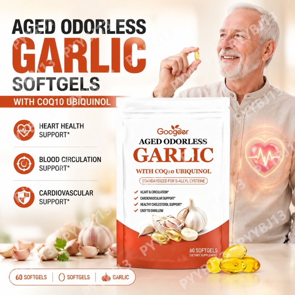 Googeer Aged Odorless Garlic E - Coq10 Ubiquinol Softgel avis et prix
