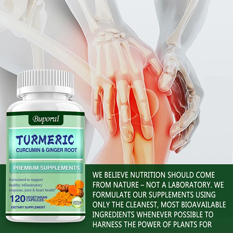 Curcumine au curcuma + racine  - Turmeric Curcumin Capsule avis et prix