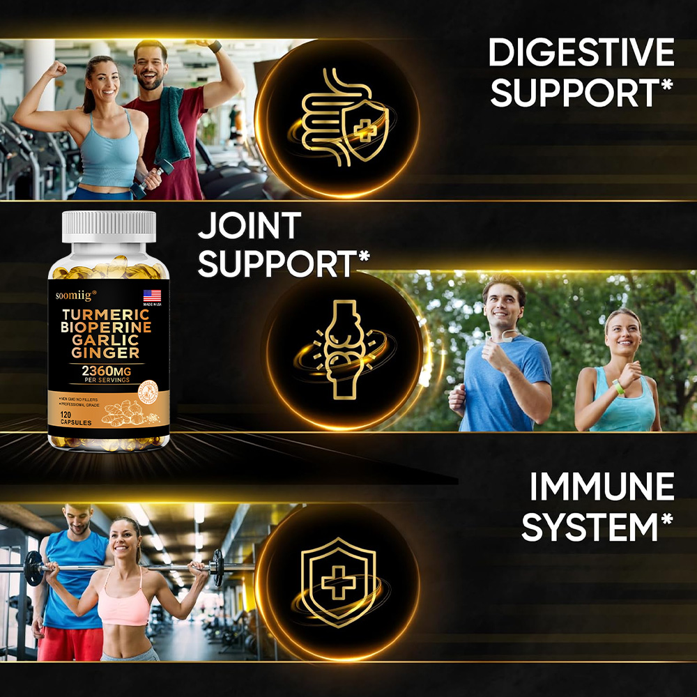 Complément de curcuma et de gi - Turmeric Curcumin Capsule avis et prix